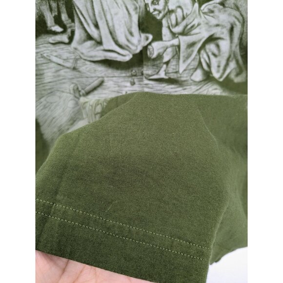 Nostic Grim Reaper Men Size XL Graphic Tee Gothic Skeleton Streetwear Grunge Y2K - Picture 9 of 9